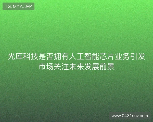 光库科技是否拥有人工智能芯片业务引发市场关注未来发展前景